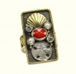 Mars & Valentine Seashell & Sand Dollar Ring