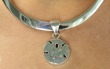 Charles Albert Sterling Silver Sand Dollar Pendant
