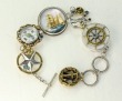 Mars & Valentine Schooner Bracelet with Vintage Compass