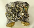 Amy Kahn Russell Wide Jeweled Sea Life Cuff