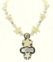 Sea Life Statement Bracelet with Turquoise, Drusy, & Pearl