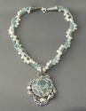 Mars & Valentine Seafoam Treasure Necklace
