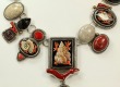 Russian Hand Painted Seashell Necklace