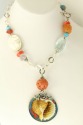 Hand Painted Shell Necklace