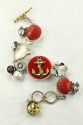 Red Sky at Night Post Earrings--MATCHING BRACELET & NECKLACE AVAILABLE