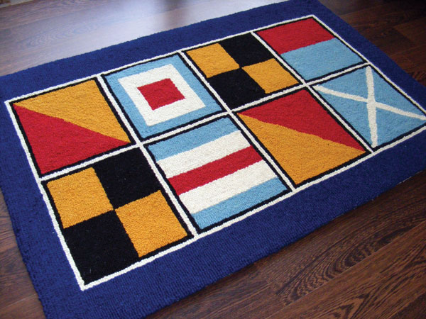 Signal Flags Rug--Now in Three Sizes!