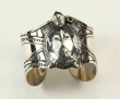 Mars & Valentine Sterling Silver Turtle Statement Cuff