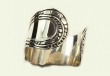 Mars & Valentine Sterling Silver Turtle Statement Cuff
