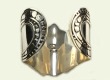 Mars & Valentine Sterling Silver Turtle Statement Cuff