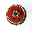 Hand Carved Cinnabar & Citrine--REGULAR PRICE $175.00