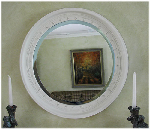 White Beveled Mirror