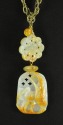 Carved Soochow Jade Necklace