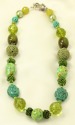 Turquoise & Sponge Coral Necklace