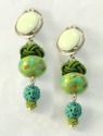 Turquoise & Sponge Coral Necklace