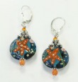 Hand Made Glass Starfish Earrings