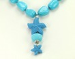 Blue Coral Starfish Necklace