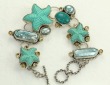 Amy Kahn Russell Aqua Starfish Ring with Citrine