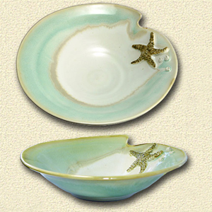 Mussels and more Aqua/Sand Starfish Bowl