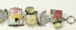 Mars & Valentine Vintage Asian Tile Statement Bracelet--COORDINATING EARRINGS AVAILABLE