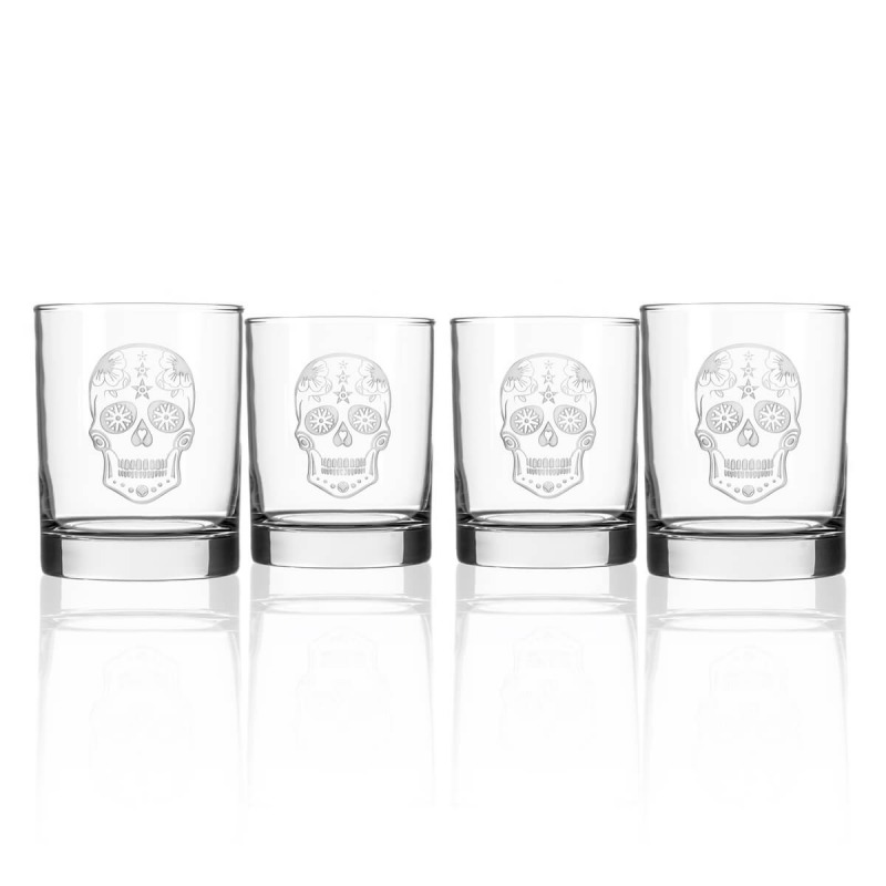 Sugar Skull 13 oz Double Old Fashioned