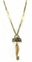 Japanese Sword Menuki Long Necklace