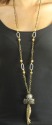 Japanese Sword Menuki Long Necklace