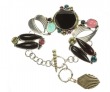 Black Onyx Teardrop Post Dangles