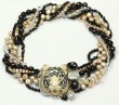 Multi-Strand Necklace with Magnetic Clasp