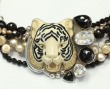 Multi-Strand Necklace with Magnetic Clasp