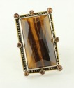 Tiger Eye Large Statement Ring
