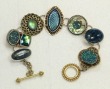 Drusy, Abalone, & Titanium Bracelet