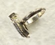 Amy Kahn Russell Titanium Crest Ring