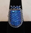 Amy Kahn Russell Titanium Crest Ring--CAN BE RESIZED--ORIGINALLY $128.00