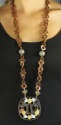 Japanese Sword Tsuba Pendant Necklace