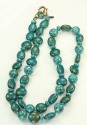 Long Turquoise Matrix Necklace