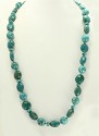 Long Turquoise Matrix Necklace