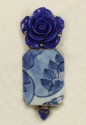 Vintage Chinese Porcelain Pin-Pendant