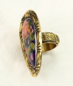 Vintage Enamel Statement Ring