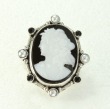 Vintage Flora Large Cameo Ring
