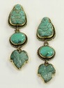 Turquoise & Vintage Glass Bracelet