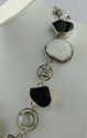 Mars & Valentine Antique Vulcanite Cameo Statement Collar