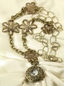 Amy Kahn Russell Watch Pendant on 34" Necklace