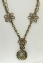 AMY KAHN RUSSELL Watch Pendant on 34" Necklace