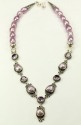Echo of the Dreamer Amethyst & Fresh Water Pearl Necklace