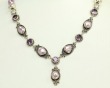 Echo of the Dreamer Amethyst & Fresh Water Pearl Necklace
