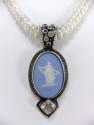 Mars & Valentine Antique Wedgwood Cameo Necklace