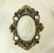 Mars & Valentine White Cameo Ring