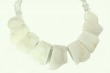 White Drusy & Crystal Statement Collar