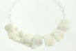 White Drusy & Crystal Statement Collar