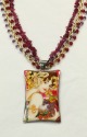 Necklace Inspired by "Woman with Fruits" by Alphonse Mucha